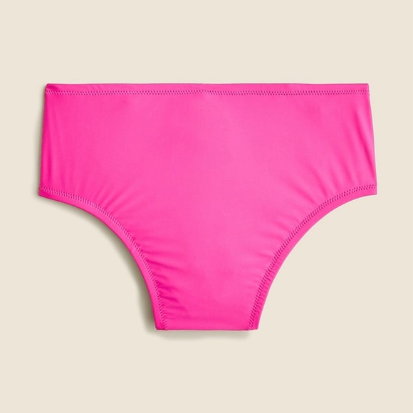J Crew Womens High-Rise Full-Coverage Bikini Bottom Radiant Fuchsia Size 3XL NWT - Picture 1 of 7